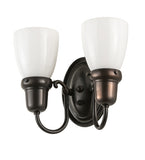 10"W Revival Goblet 2 Lt Wall Sconce
