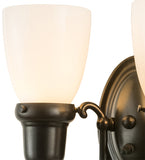 10"W Revival Goblet 2 Lt Wall Sconce