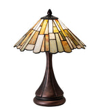 17"H Jadestone Delta  Tiffany Arts & Crafts Table Lamp