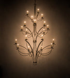 74"W Corfe Contemporary Chandelier