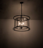 22"W Kitzi Cilindro Contemporary Pendant