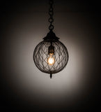 10"W Bola Diamant Pendant