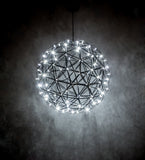 44"W Geosphere 92 Lt Glam Pendant