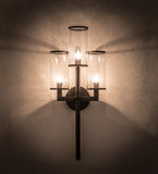 18"W Cilindro Ashcroft Modern Wall Sconce