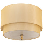 32"W Cilindro Lujoso Two Tier Semi-Flushmount