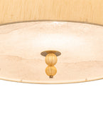 32"W Cilindro Lujoso Two Tier Semi-Flushmount