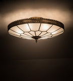 21"W Vincent Honeycomb 6 Lt Victorian Flushmount