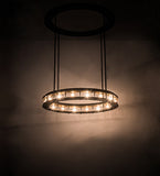 49"W Alva Cilindro Contemporary Glam Pendant