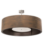 42"W Cilindro Hickory Pendant