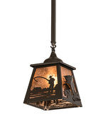 8"Sq Fly Fishing Pendant