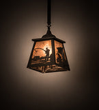 8"Sq Fly Fishing Pendant