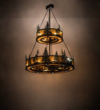 55"W Tall Pines W/Up & Downlights Chandel-Air Fan