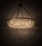 43"W Sardinia Glam Chandelier
