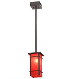 6.5"Sq Quadrato Firebird Mini Pendant