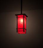 6.5"Sq Quadrato Firebird Mini Pendant