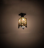 5.5"W Cottage Mission Flushmount