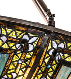 41"W Fleur-de-lis Pendant