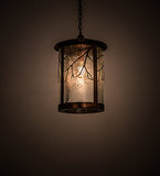 14"W Fulton Branches Lodge Outdoor Pendant