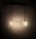 30"W Cilindro Pipette Modern Pendant