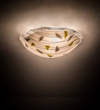 18"W Metro Fusion Ramoscelli Modern Flushmount