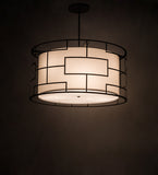 48"W Cilindro Mosaic Modern Pendant