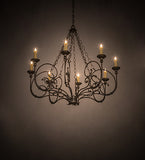 42"W Rachelle 8 Lt Chandelier