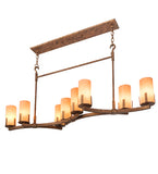 52"L Cero 8 Lt Oblong Chandelier