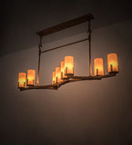 52"L Cero 8 Lt Oblong Chandelier