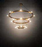 72"W Manheim Alva 3 Tier Modern Chandelier