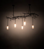 72" Long Winter Solstice Cilindro 5 Lt Modern Chandelier