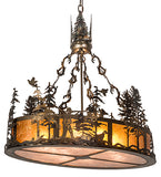 30"L Quail Hunter W/Dog Oblong Pendant