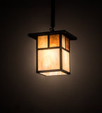 9"W Hyde Park "T" Mission Outdoor Pendant