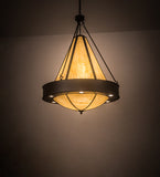36"W Obsidian Modern Pendant