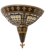 18"W Fleur-de-lis Wall Sconce
