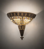 18"W Fleur-de-lis Wall Sconce