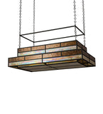 72"L Hyde Park "T" Mission Oblong Pendant