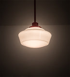 16"W Schoolhouse Pendant