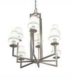 43"W Porte Tournante 8 Lt Chandelier