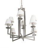 43"W Porte Tournante 8 Lt Chandelier