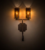 10"W Piero 2 Lt Victorian Gothic Wall Sconce