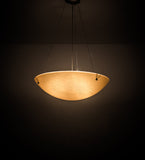 24"W Metro Fusion Reposado Modern Inverted Pendant