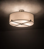 24"W Cilindro Structure Modern Pendant