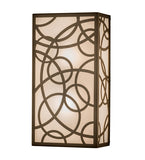 9"W Fizz Deco Wall Sconce