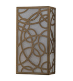 9"W Fizz Deco Wall Sconce