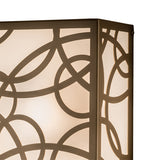 9"W Fizz Deco Wall Sconce