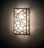 9"W Fizz Deco Wall Sconce