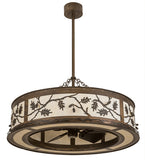 45"W Oak Leaf & Acorn Chandel-Air