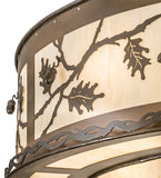 45"W Oak Leaf & Acorn Chandel-Air