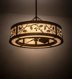 45"W Oak Leaf & Acorn Chandel-Air