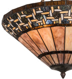 20"W Ilona Tiffany Inverted Pendant